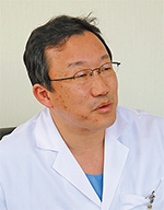 「地域医療を活性化させたい」と山本院長