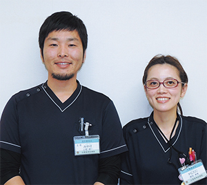 （左から）三宅主任、梶谷副主任