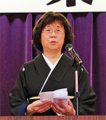 「自分の目標をしっかりもってください」と鈴木校長
