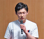 テクニカル賞は薬局が受賞（写真は発表者の齋藤靖弘薬剤師）
