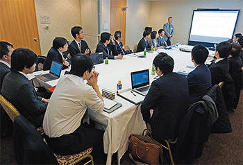 TQM プロジェクトにかかわる全国の病院担当者が情報共有