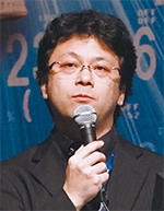NEWSの効果をアピールする西島部長