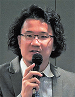 ミニレクチャーで講師を務める日比野部長