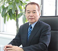 「AI技術を積極的に導入していきます」と尾﨑社長