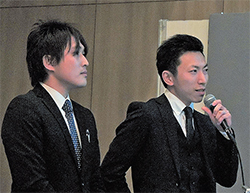 「離床可能な患者さんの増加につながりました」と米田看護師（右）