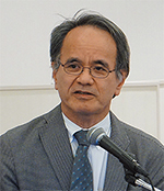 藤田院長は豊富な症例画像をもとに消化管穿孔を解説