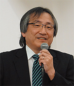 気管支喘息の診断・治療ポイントを説明する原田院長