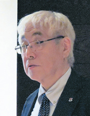 基調講演を行う篠崎・副理事長