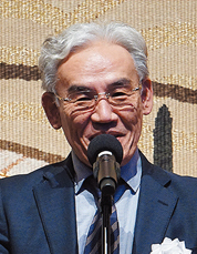 「今日を新しいスタートの第一歩に」と東上・副理事長
