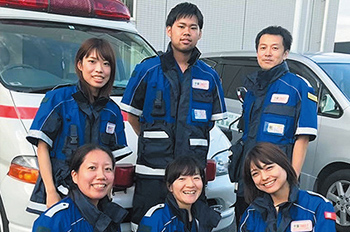 千葉西総合病院の日本DMAT隊員