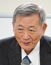 “「活発な意見交換を」と青笹・最高顧問