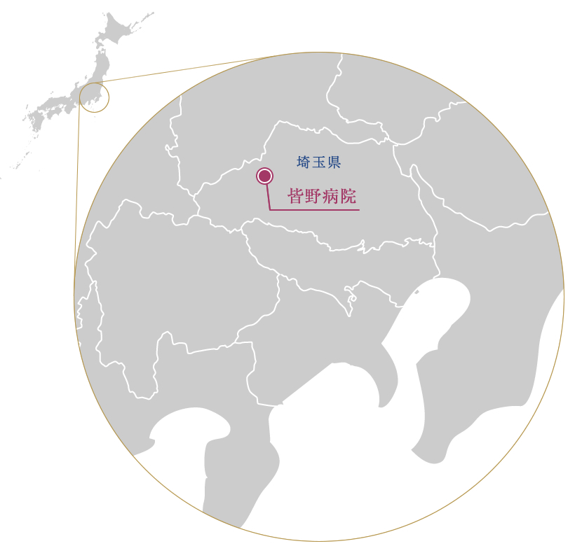 皆野病院　立地図