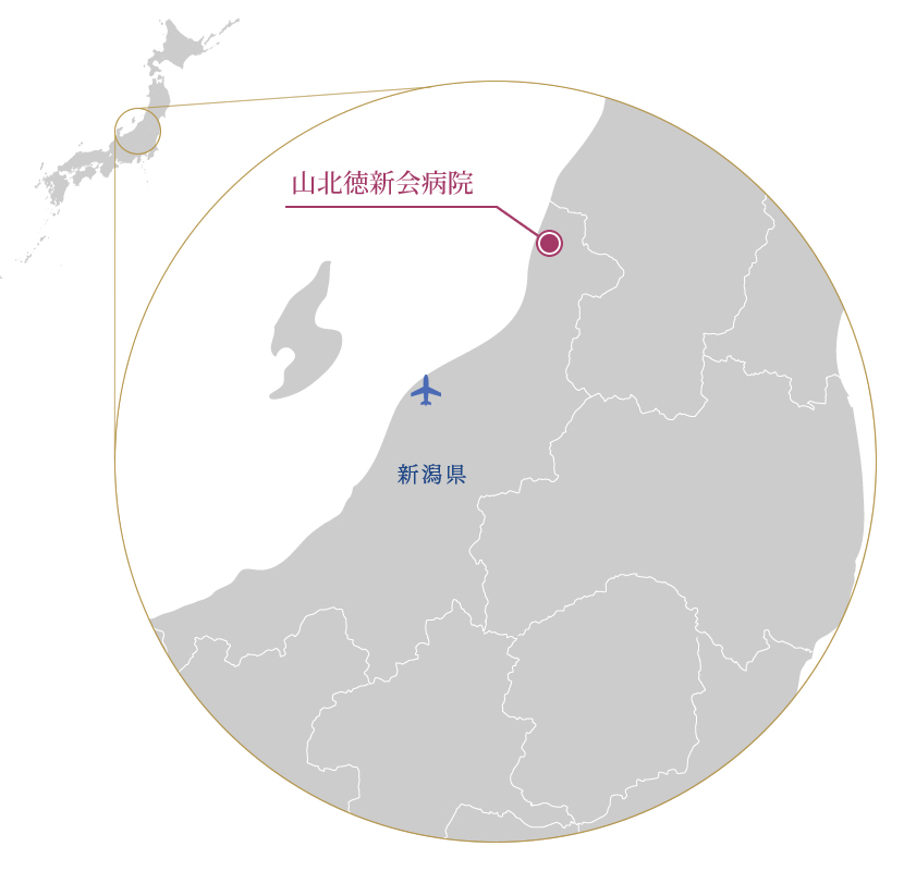 山北徳洲会病院　立地図