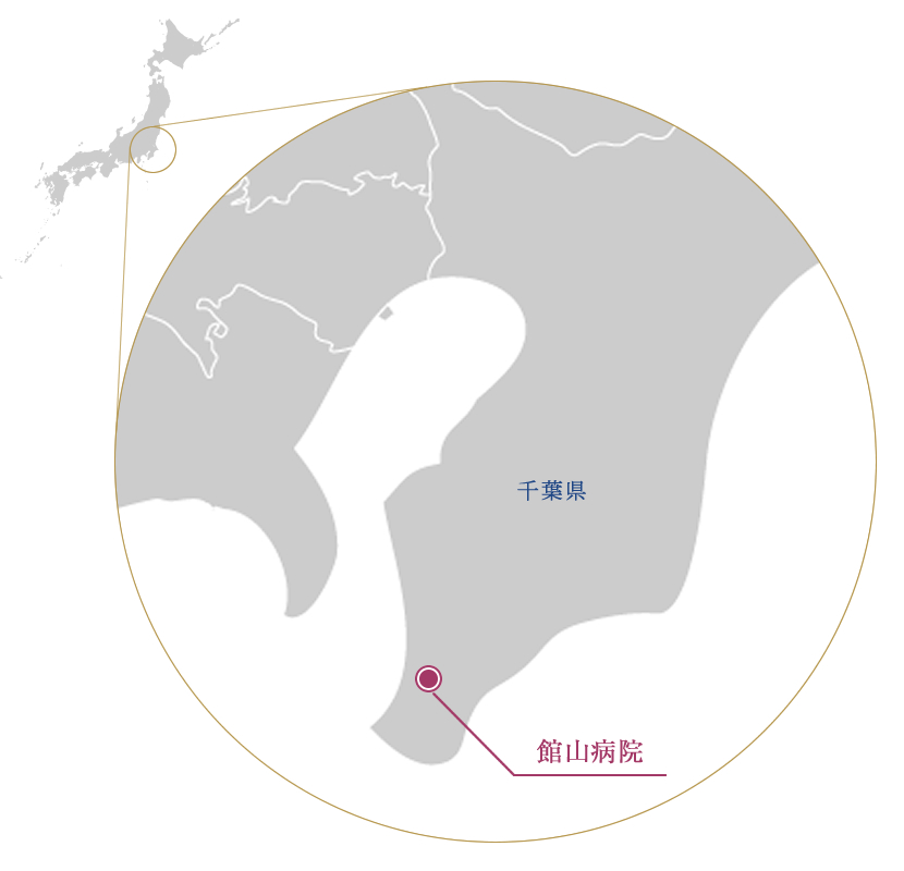 館山病院　立地図